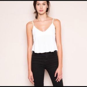 Brandy Melville white tank top